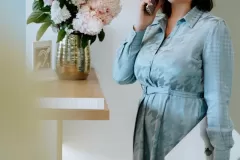 Pani Agnieszka Lewoniewska rozmowa przez telefon